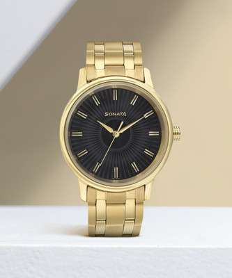 SONATA NP7134YM02 Wedding collection Analog Watch  - For Men