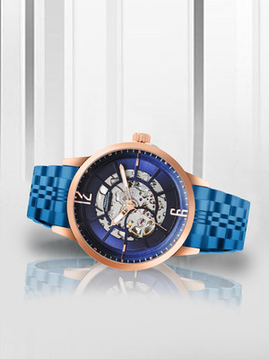 French Connection Blue Textured Dial | Automatic Watch For Men's | FCA20UM Analog Watch  - For Men