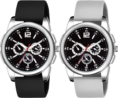 Axyela New Classic Analog Watch Stylish New Look Silicone Strap Analog Watch  - For Men