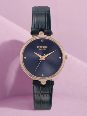 SONATA Poze Dail Pink Strap Analog Watch  - For Women