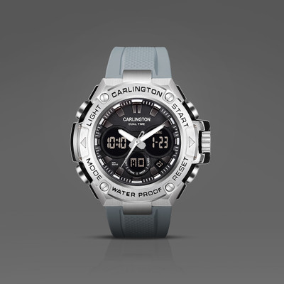 Carlington Endurance 9107 Grey Endurance Series Analog-Digital Watch  - For Men