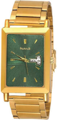 HMT DLX HMT DLX 9151 GOLD GOLD Exclusive Premium Gold Plated Dial GOLD Golden Chain Day & Date Functioning Analog Watch  - For Men
