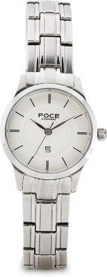 Foce Analog White Dial Metal Belt Watch Analog White Dial Metal Belt Watch For Analog Watch  - For Women