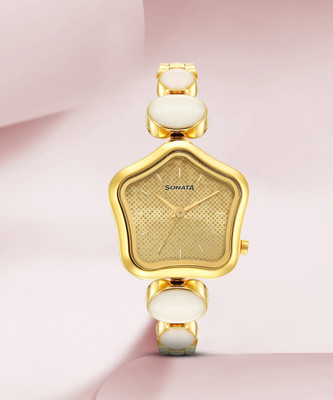 SONATA 8185YM01 Utsav Ladies Analog Watch  - For Women