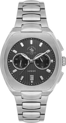 Santa Barbara Polo & Racquet Club SB.1.10622-2 Quartz Black Dial Analog Watch  - For Men