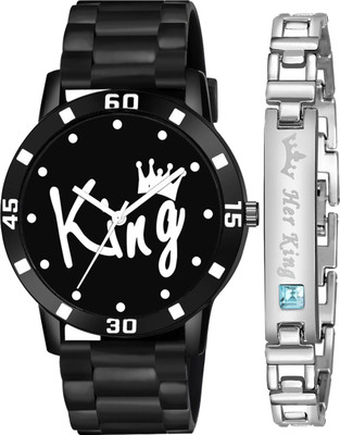 just like King Combo Watch Wrist Watches And With King Bracelet Combo Watch For Boy Analog Watch  - For Boys