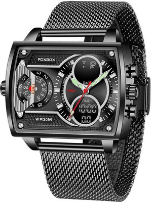 OVERFLY OVERFLY FOXBOX Dual Time Cronograph Luxury Analog Watch  - For Men