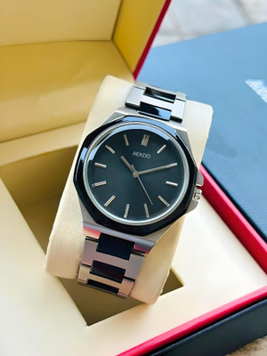 AEKDO DRM008 Luxury Look Men's Watch with Steel Chain & Smooth Dial Analog Watch  - For Men