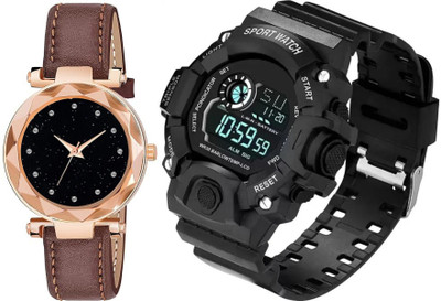 exactor Premium Stylish Casual & Formal Wear Watch Analog-Digital Watch  - For Men & Women