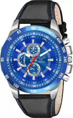 PIRASO RSSL 2020 BLUE BLACK STRAP New Look Blue Dial & Black Strap Watch for Men Analog Watch  - For Boys