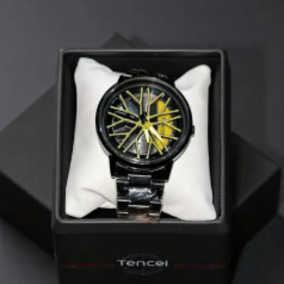 JARURATI STORE Men’s Rotating Wheel Dial Analog Watch A38 Rotating Analog Watch-38 Analog Watch  - For Men