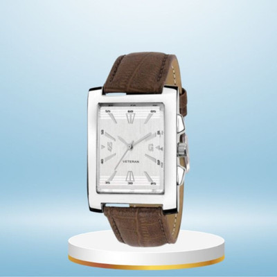 Giomex Beautiful Trendy Analog Square Leathers Strap Wrist Watch Analog Watch  - For Men