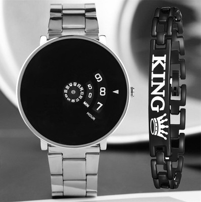 EVRGLOW WHITE-PAIDU-B,KING NO Analog-Digital Watch  - For Boys