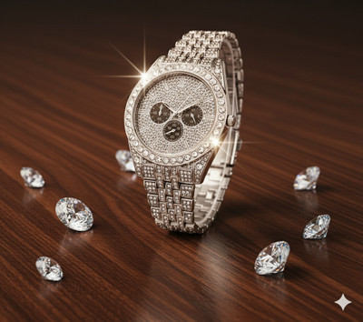 LEATHERTONE RJR Flash and Flair: Chronograph Bling Analog Watch  - For Men & Women