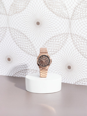 SONATA drop 5 from Poze Sonata Poze Crisscross Coast Quartz Brown Round Dial Men's Watch Analog Watch  - For Men