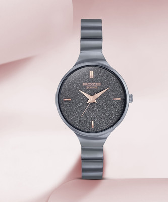 SONATA Poze Grey Dail Grey Strap Analog Watch  - For Women