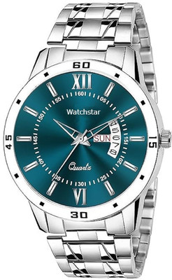 watchstar Day Date Steel Watch Day Date Series Analog Watch  - For Men