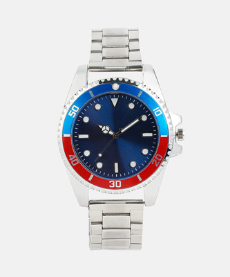 French Accent The Ribbed Round Watch Analog Watch  - For Men