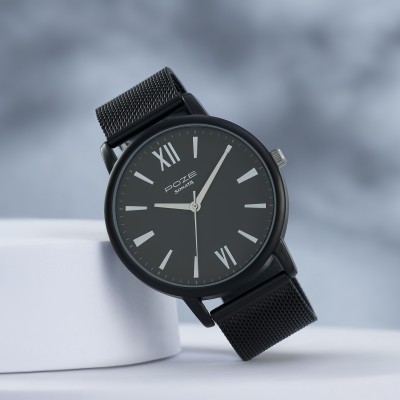 SONATA Poze Black Strap with Grey Dial Analog Watch  - For Men