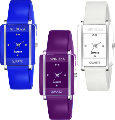 ROZHOK Eyecatchy most loveable combo of 3 watch of different color for girls Analog Watch  - For Girls
