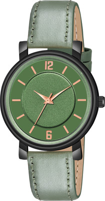 KIROH New Attractive Round Antic Dial Leather Strap Analog Watch Analog Watch  - For Women