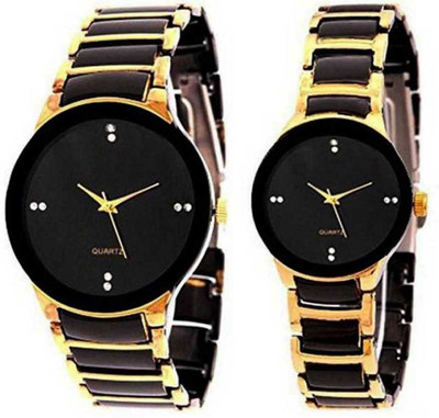 VIGIL FAST SELLING TRACK DESIGNER PARTY WEDDING COLLECTION COUPLE COMBO Analog Watch  - For Boys & Girls