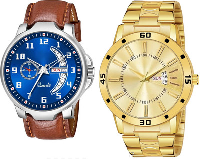 Caihong BRN-4-AND-GOLD-20 Analog Watch  - For Men