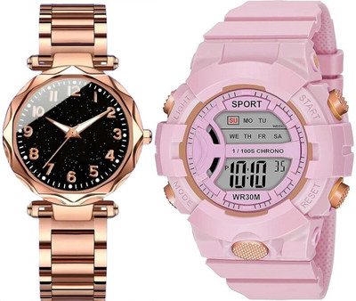 exactor Premium Stylish Casual & Formal Wear Watch Analog-Digital Watch  - For Boys & Girls