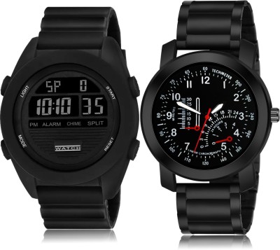 TIMOXIDE DG81-B908 Analog-Digital Watch  - For Men