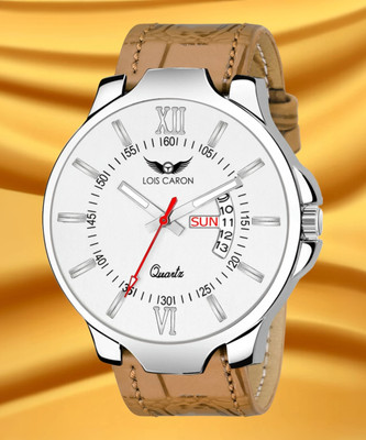 LOIS CARON LCS-4116 Croco Strap Trending Day & Date Functioning For Boys Analog Watch  - For Men