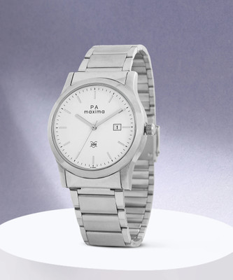 MAXIMA Attivo Collection Attivo Collection Date Display, Premium SS Strap Analog Watch  - For Men