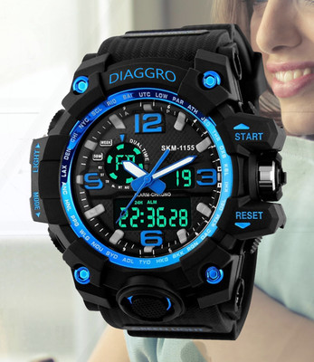 Diaggro 1155 1155 Blue Men's Analog-Digital Sports Timepiece Analog-Digital Watch  - For Men