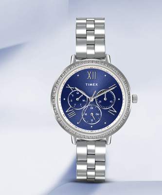 TIMEX Multi Function Blue Dial Wo Analog Watch  - For Women