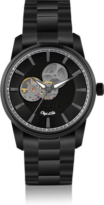INVICTA Objet D Art Objet D Art Automatic Black Dial Analog Watch  - For Men
