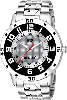 REDUX MW-125 Black Dial Synthetic Leather Water Resistant Formal Analog Watch  - For Men