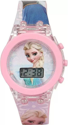 KAPEX Kids Frozen LED Glowing Light Digital Watch  - For Girls