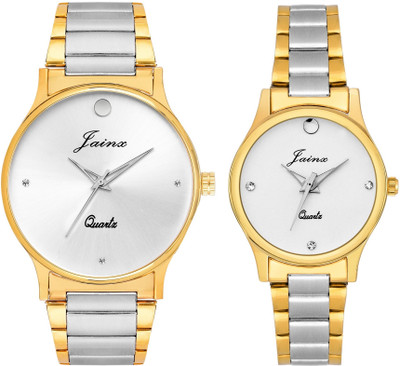 JAINX Bandhan Premium Silver Dial Analog Watch  - For Couple