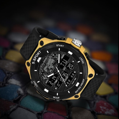 otage Digital Waterproof Multifunction Analog-Digital Watch  - For Men