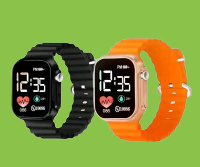 JANVITRADERSS Ultra Digital Dial Waterproof Smart Design LED Display Kids Watch Digital Watch  - For Boys & Girls