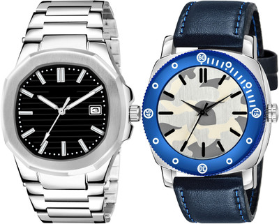 TVILLA Blue Big Dial MZ-LR54 Analog Watch  - For Men