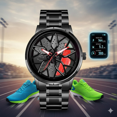 GT GLO TIME watch for men and women and all ages Wheel-21 Analog Watch  - For Men