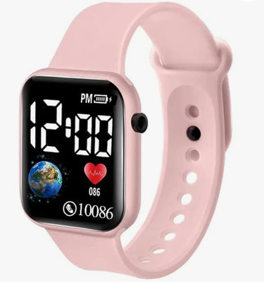 Acronym Digital dial LED Display kids Watch for Boys & girls Pink Digital Watch  - For Men