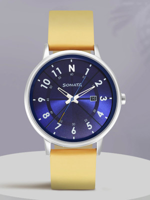 SONATA 7131SL06 IAF Gents Analog Watch  - For Men