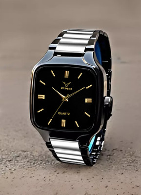 FNB FN-1602 Elegant Dual Tone Series HMTS Quartz Analog Watch  - For Men