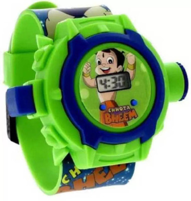 Habstone Bheem LED Digital Projector Kids Digital Watch  - For Boys & Girls