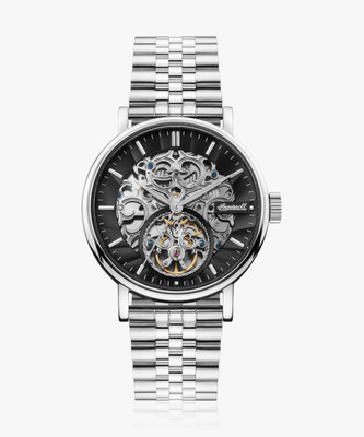 Ingersoll I05804B Automatic Black Skeleton Dial With Lifetime Warranty Analog Watch  - For Men
