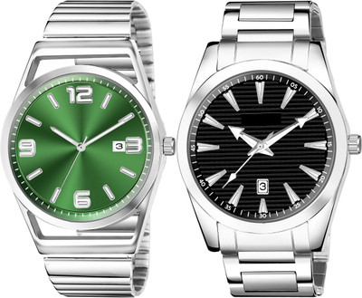 TVILLA Green Dial Date Function MZ-LR155 Analog Watch  - For Men