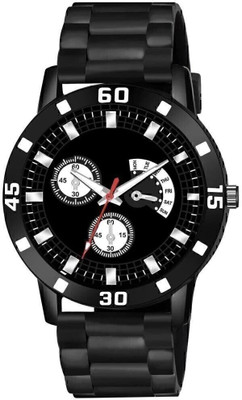 SHURAI Black-watch-normal_j2 New Designers Black Plating Stainless Steel Strap Wrist Watches For Boy And Men Analog Watch  - For Men