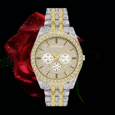 SHIVTRADRE Fashion Men's Gold & Silver Watch Analog Watch  - For Men