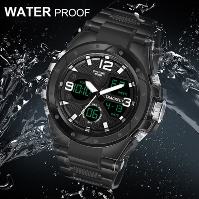 TrackFly U1327 Gig Dial Multi-function Men's Business Sports Outdoor Watch Analog-Digital Watch  - For Men